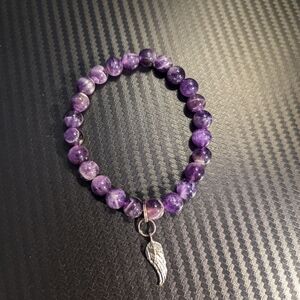 Amethyst Stretch Bracelet